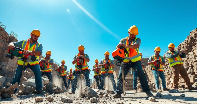 Rompedores Pneumáticos para Construção: Vantagens e Seleção