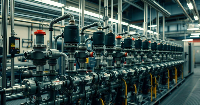 Descubra como a automação pneumática industrial transforma processos e aumenta a eficiência