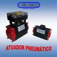 Atuador pneumático rotativo